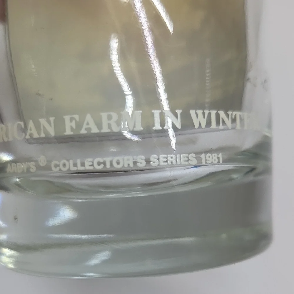 Vintage 1981 Arbys Scenic Glass Tumbler Set
